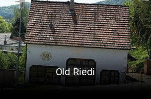 Old Riedi online reservieren
