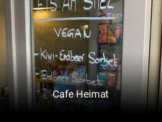 Cafe Heimat reservieren