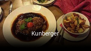 Jetzt bei Kunberger einen Tisch reservieren