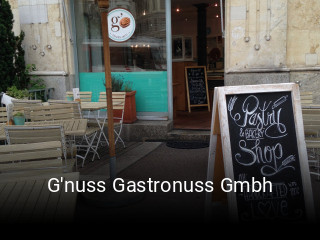 G'nuss Gastronuss Gmbh tisch reservieren