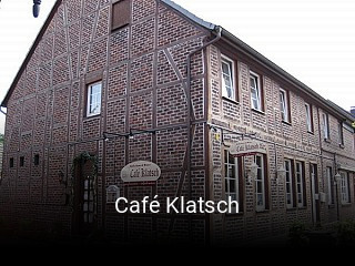 Café Klatsch tisch reservieren