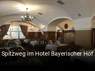 Spitzweg im Hotel Bayerischer Hof tisch reservieren