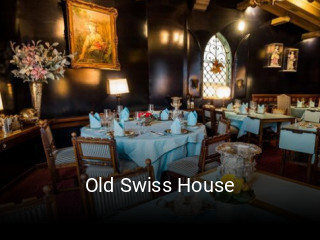 Jetzt bei Old Swiss House einen Tisch reservieren