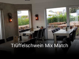 Trüffelschwein Mix Match tisch reservieren