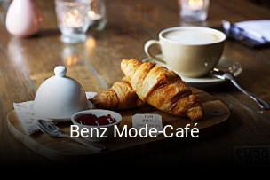Jetzt bei Benz Mode-Café einen Tisch reservieren