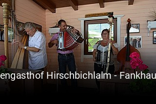 Jetzt bei Alpengasthof Hirschbichlalm - Fankhauser Friedrich einen Tisch reservieren