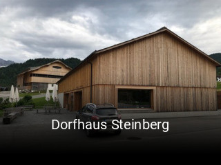 Dorfhaus Steinberg tisch reservieren
