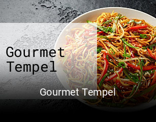 Gourmet Tempel tisch reservieren