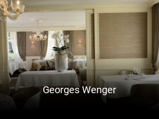 Georges Wenger tisch reservieren