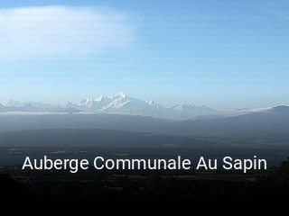 Auberge Communale Au Sapin tisch reservieren