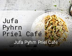 Jetzt bei Jufa Pyhrn Priel Café einen Tisch reservieren
