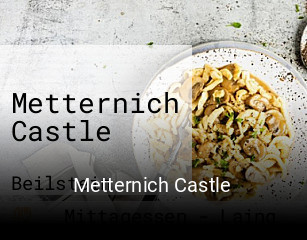 Metternich Castle tisch reservieren