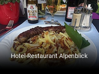 Jetzt bei Hotel-Restaurant Alpenblick einen Tisch reservieren