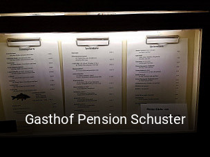 Gasthof Pension Schuster reservieren
