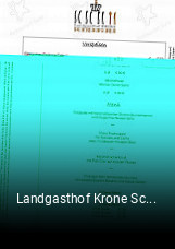 Landgasthof Krone Schierhuber online reservieren