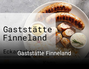 Gaststätte Finneland online reservieren