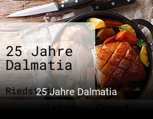 25 Jahre Dalmatia tisch reservieren