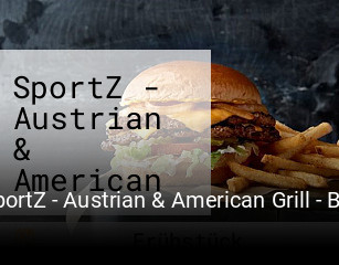 Jetzt bei SportZ - Austrian & American Grill - Bar einen Tisch reservieren