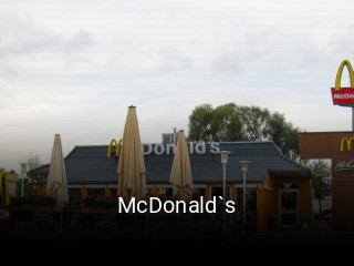 McDonald`s reservieren