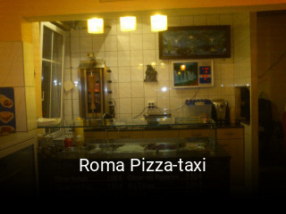 Roma Pizza-taxi tisch buchen