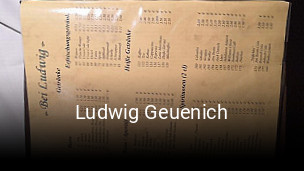 Ludwig Geuenich tisch reservieren