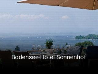 Bodensee-Hotel Sonnenhof tisch reservieren