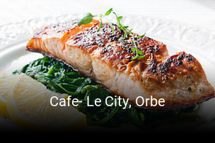 Cafe- Le City, Orbe tisch reservieren