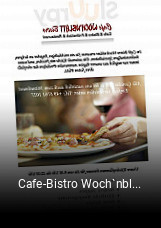 Cafe-Bistro Woch`nblatt tisch buchen