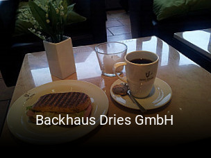 Jetzt bei Backhaus Dries GmbH einen Tisch reservieren
