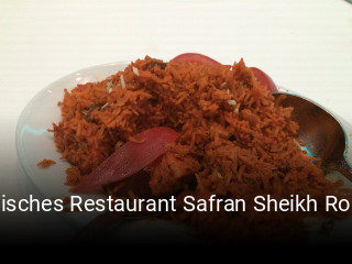 Indisches Restaurant Safran Sheikh Rony tisch reservieren