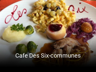Jetzt bei Cafe Des Six-communes einen Tisch reservieren