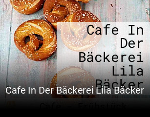 Cafe In Der Bäckerei Lila Bäcker tisch buchen