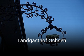 Landgasthof Ochsen online reservieren