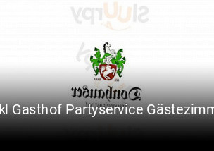 Eckl Gasthof Partyservice Gästezimmer tisch reservieren