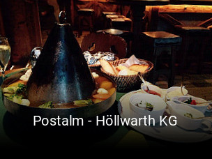 Postalm - Höllwarth KG tisch reservieren