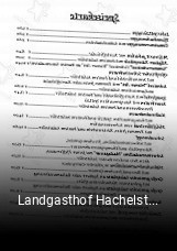 Landgasthof Hachelstuhl Ohg reservieren