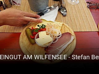 WEINGUT AM WILFENSEE - Stefan Benz tisch reservieren