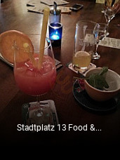 Jetzt bei Stadtplatz 13 Food & Drinks einen Tisch reservieren