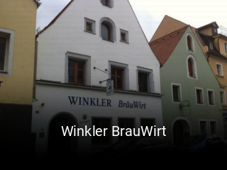 Winkler BrauWirt tisch reservieren
