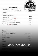 Mo's Steakhouse online reservieren