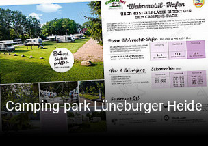 Camping-park Lüneburger Heide tisch reservieren