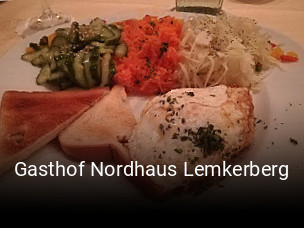 Jetzt bei Gasthof Nordhaus Lemkerberg einen Tisch reservieren