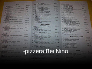 -pizzera Bei Nino tisch reservieren