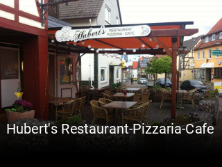 Jetzt bei Hubert's Restaurant-Pizzaria-Cafe einen Tisch reservieren
