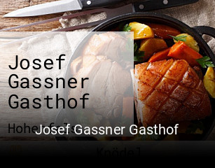 Josef Gassner Gasthof tisch buchen