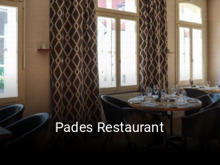 Pades Restaurant online reservieren