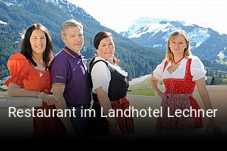 Restaurant im Landhotel Lechner online reservieren