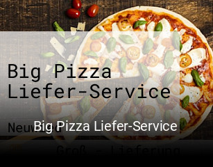 Big Pizza Liefer-Service online reservieren