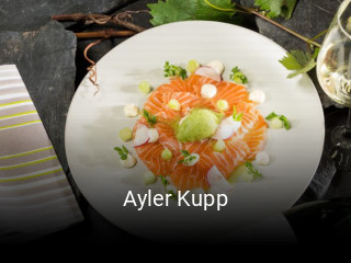 Jetzt bei Ayler Kupp einen Tisch reservieren