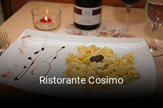 Jetzt bei Ristorante Cosimo einen Tisch reservieren